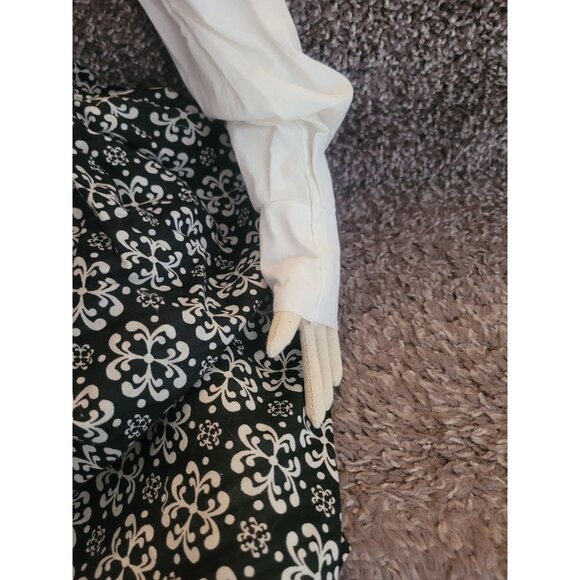 Joe Spencer Maddie Snowlady Fabric Doll Hand Painted Face 34.5" Halloween Decor - Picture 6 of 12